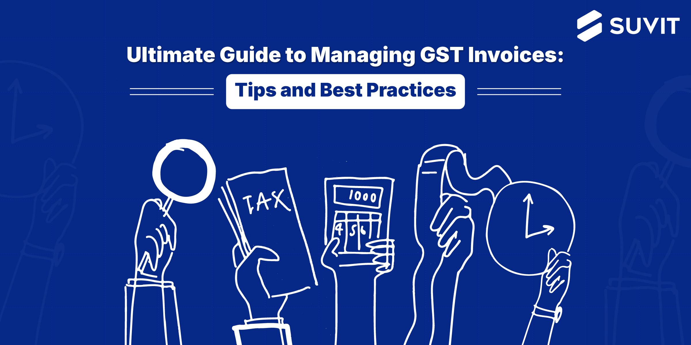 GST Invoice Management Options