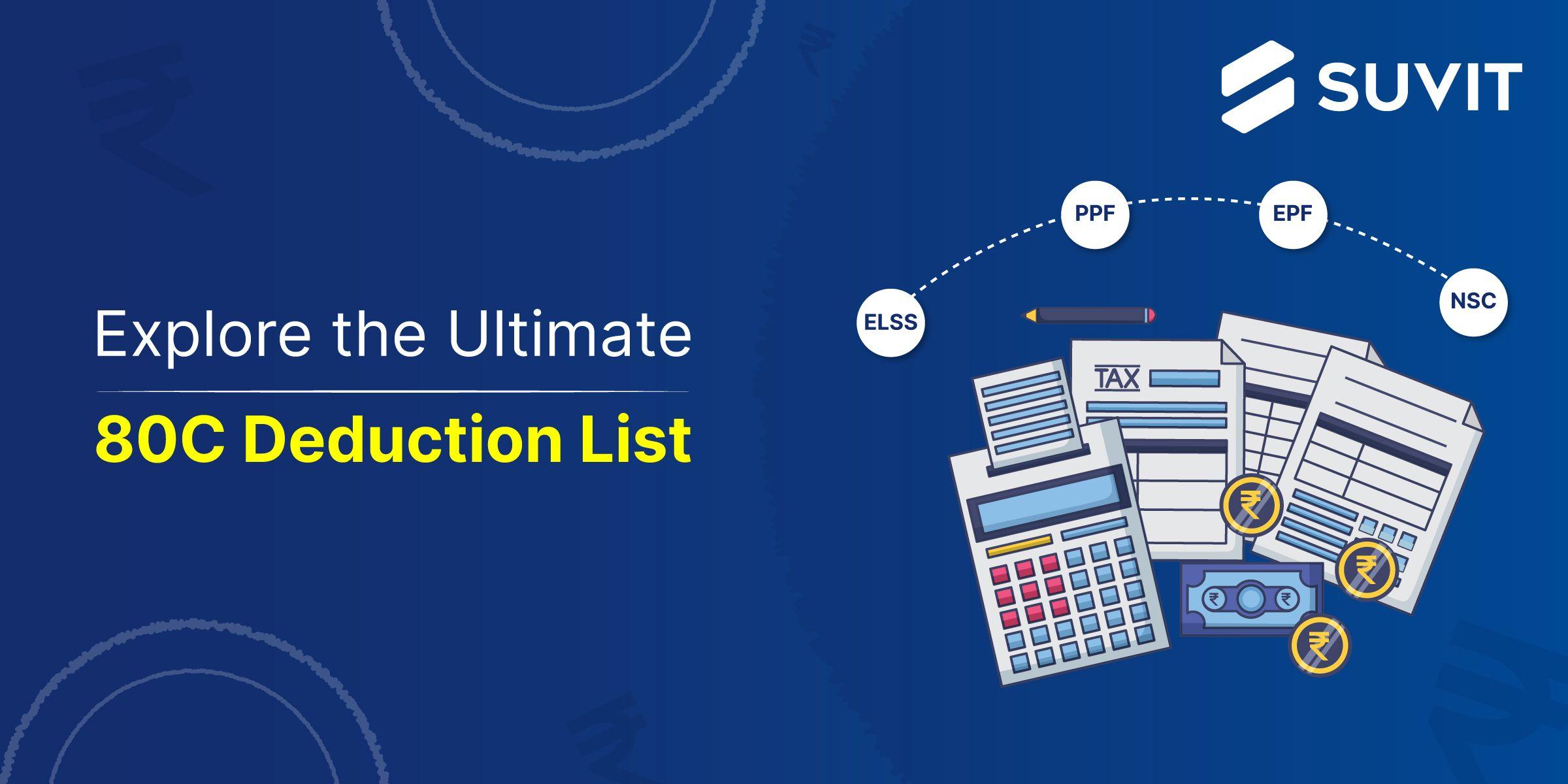 Income Tax Deductions List: Maximizing Your Savings for FY 2024-25