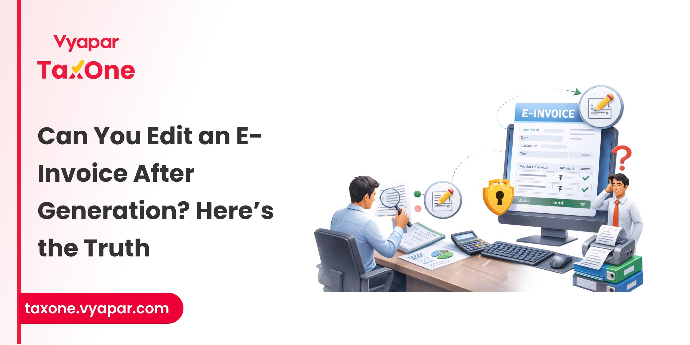GST E-Invoice Amendments: Guide to Modifying and Canceling Invoices